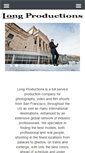 Mobile Screenshot of longproductions.com