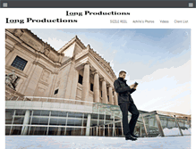 Tablet Screenshot of longproductions.com